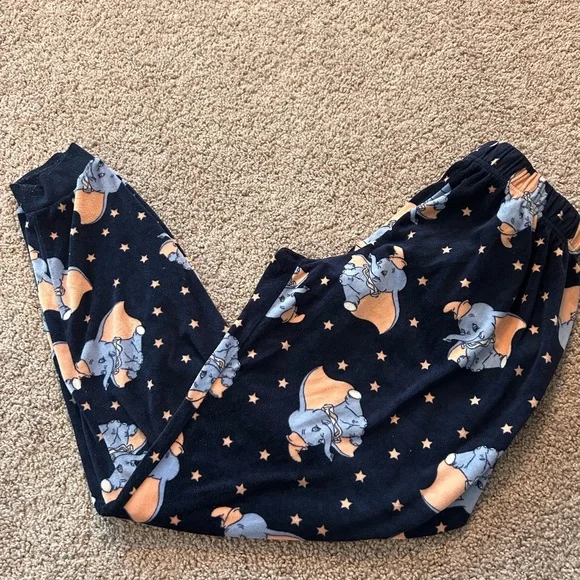 Disney Navy and Orange Dumbo Pajama Set Size S - Picture 5 of 9
